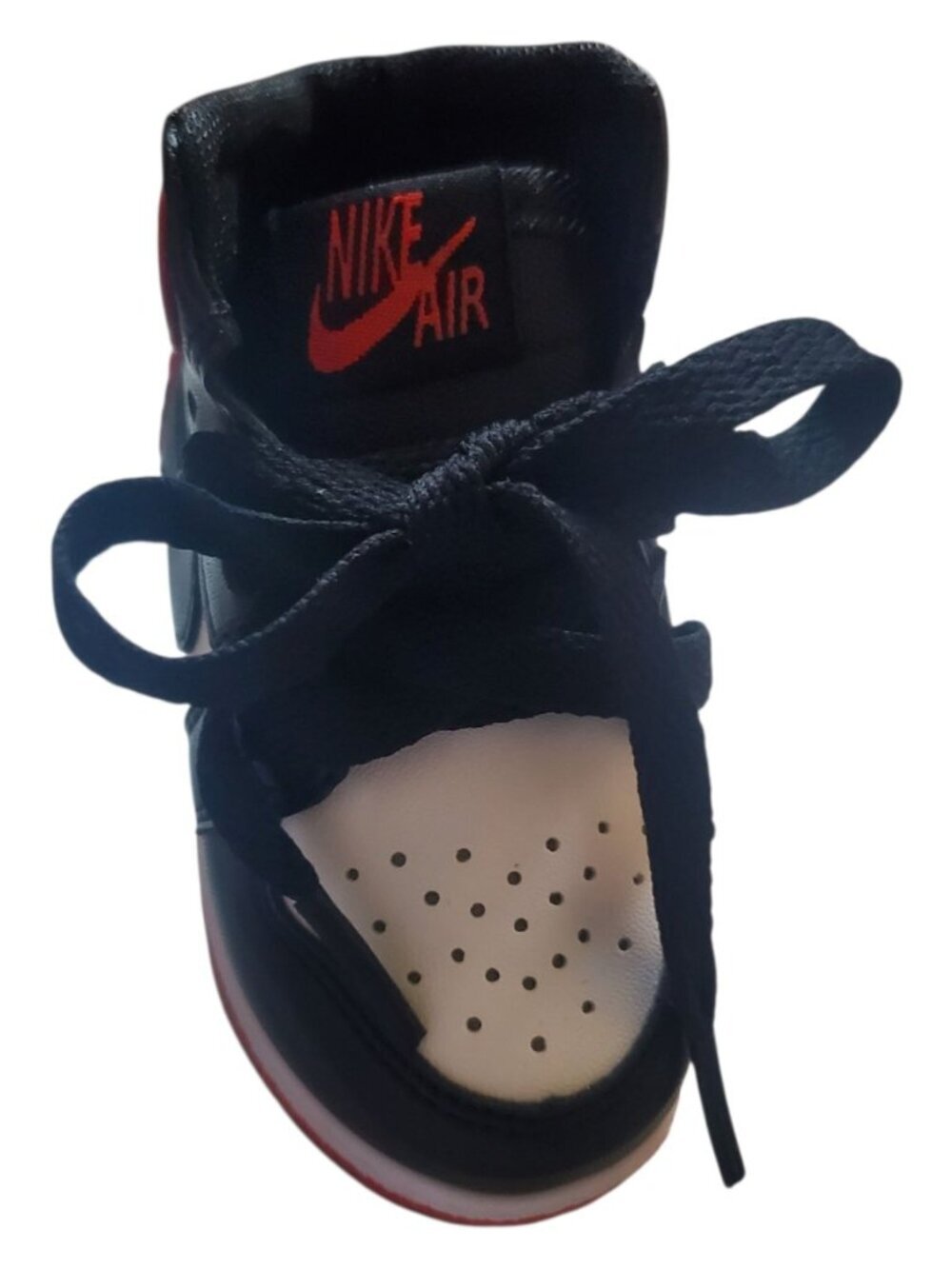 Mini Nike Air Jordan Shoe Keychain W/USB Power Bank Black/Red/White 8000mAh